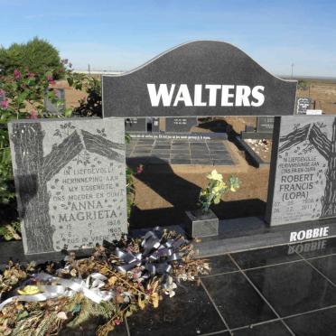 WALTERS Robert Francis 1928-2011 &amp; Anna Magrieta 1928-1989 :: WALTERS Celeste Helene 1978-2013