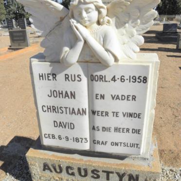 AUGUSTYN Johan Christiaan David 1873-1958