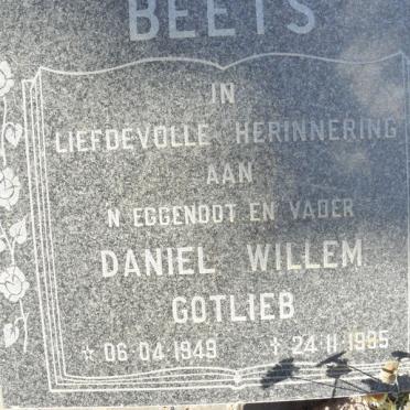 BEETS Daniel Willem Gotlieb 1949-1985