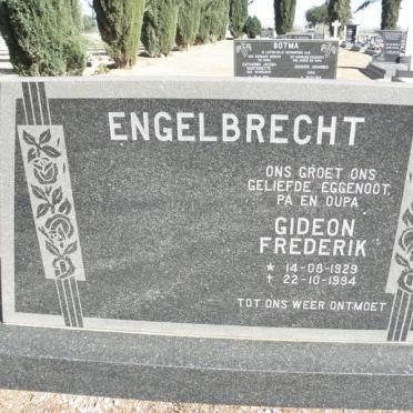 ENGELBRECHT Gideon Frederik 1929-1994