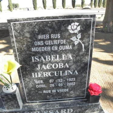 GOUSSARD Isabella Jacoba Herculina 1923-2002
