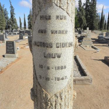 LOUW Jacobus Gideon 1898-1947