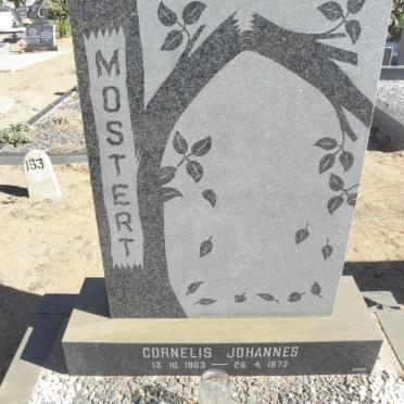 MOSTERT Cornelius Johannes 1903-1973