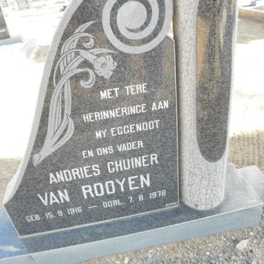 ROOYEN Andries Chuiner, van 1916-1978