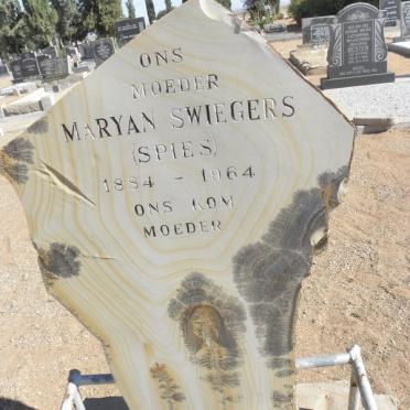 SWIEGERS Maryan nee SPIES 1884-1964