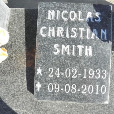 SMITH Nicolas Christian 1933-2010