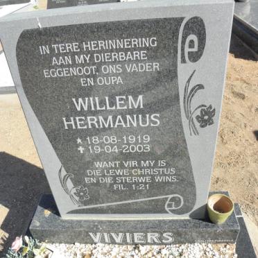VIVIERS Willem Hermanus 1919-2003