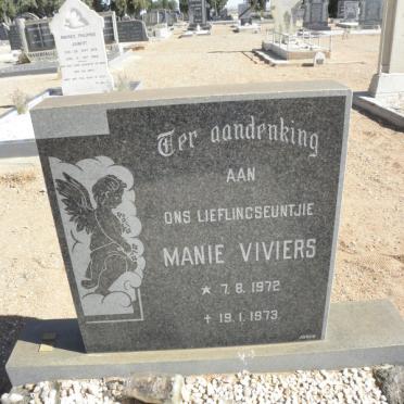 VIVIERS Manie 1972-1973