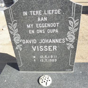 VISSER David Johannes 1911-1989