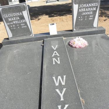 WYK Johannes Abraham, van 1923-1994 &amp; Gloudina Maria VON WIELLIGH 1924-2005 
