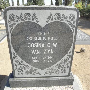 ZYL Josina C.W., van 1894-1979