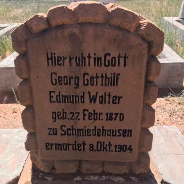 WALTER Georg Gotthilf Edmund 1870-1904