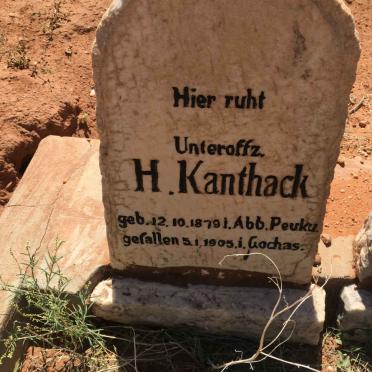 KANTHACK H. 1879-1905
