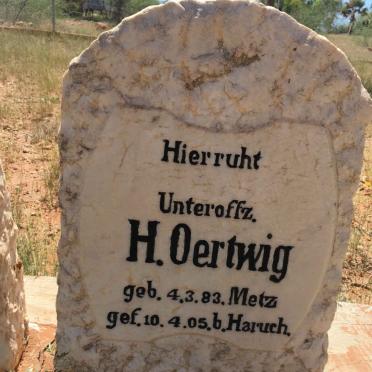 OERTWIG H. 1882-1905