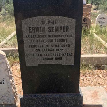 SEMPER Erwin 1872-1905