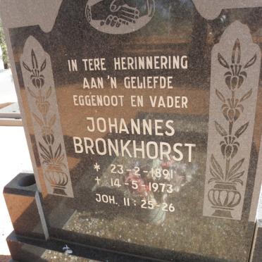 BRONKHORST Johannes 1891-1973