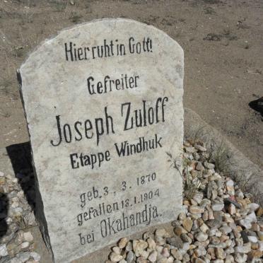 ZULOFF Joseph 1870-1904