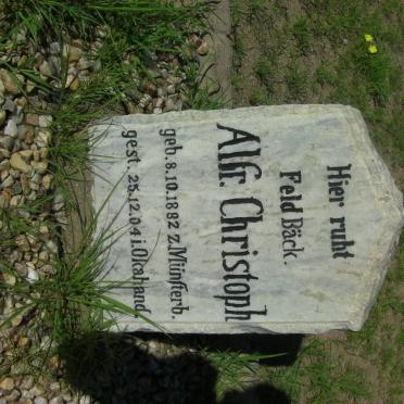 CHRISTOPH Alfr. 1882-1904