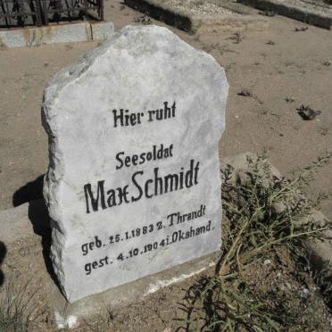 SCHMIDT Max 1883-1904