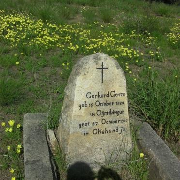 GERTZE Gerhard 1884-1907