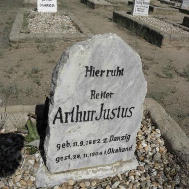 JUSTUS Arthur 1882-1904