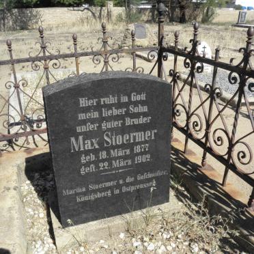 STOERMER Max 1877-1902
