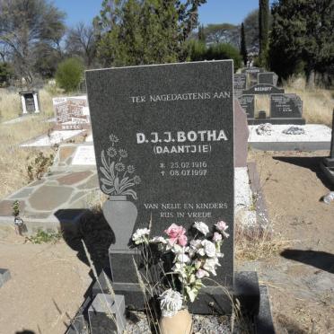 BOTHA D.J.J. 1916-1997