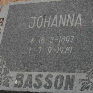 BASSON Johanna 1897-1979