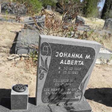 BASSON Johanna M. Alberta 1907-1995