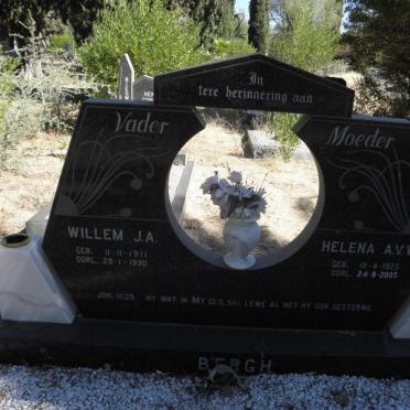 BERGH Willem J.A. 1911-1990 &amp; Helena A.V.W. 1925-2005