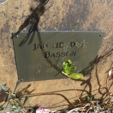 BASSON Jan Hendrik 1926-?