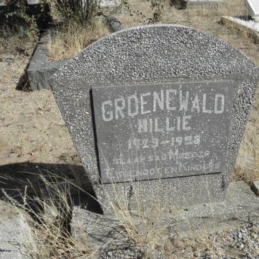 GROENEWALD Millie 1923-1958
