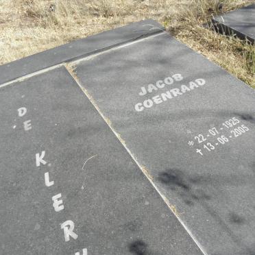 KLERK Jacob Coenraad, de 1925-2005 &amp; Petronella Gertruida 1931-2004 :: DE KLERK Abraham Johannes 1955-2002