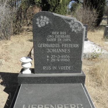LIEBENBERG Gerhardus Frederik Johannes 1906-1960