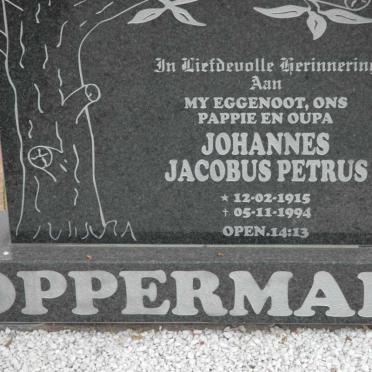 OPPERMAN Johannes Jacobus Petrus 1915-1994