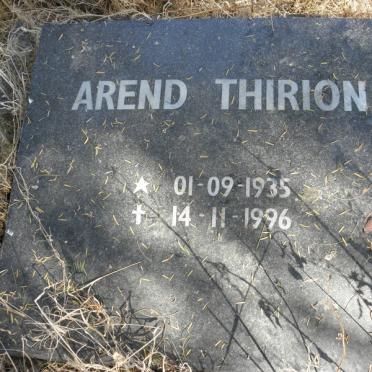THIRION Arend 1935-1996