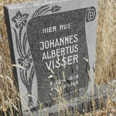 VISSER Johannes Albertus 1884-1968