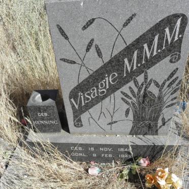 VISAGIE M.M.M. nee HENNING 1845-1942