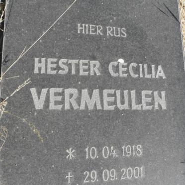 VERMEULEN Hester Cecilia 1918-2001