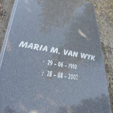 WYK Maria M., van 1910-2002