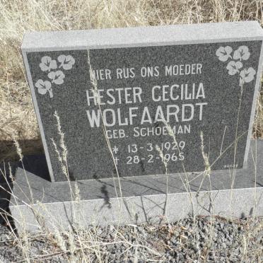 WOLFAARDT Hester Cecilia nee SCHOEMAN 1929-1965
