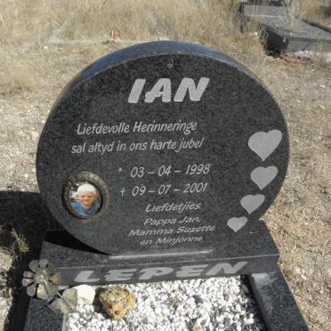 LEPEN Ian 1998-2001