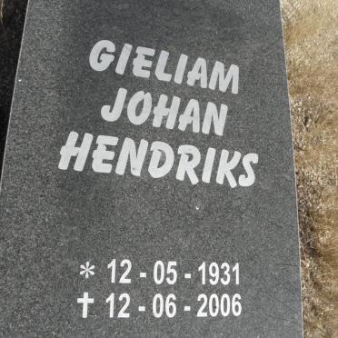 HENDRIKS Gieliam Johan 1931-2006