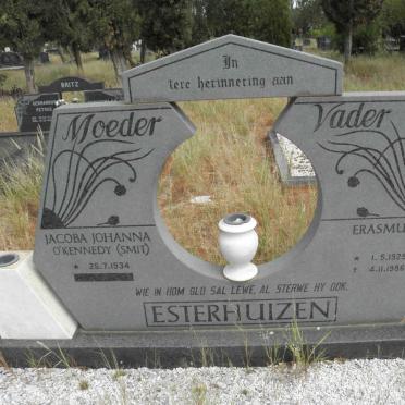 ESTERHUIZEN Erasmus 1925-1986 &amp; Jacoba Johanna O'Kennedy SMIT 1934-