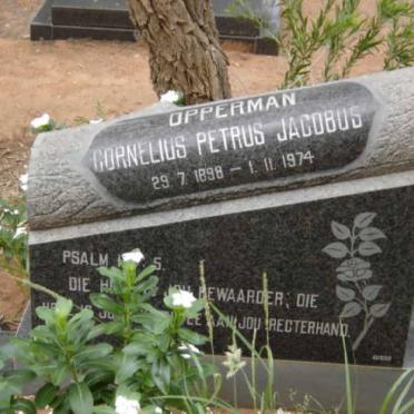 OPPERMAN Cornelius Petrus Jacobus 1898-1974