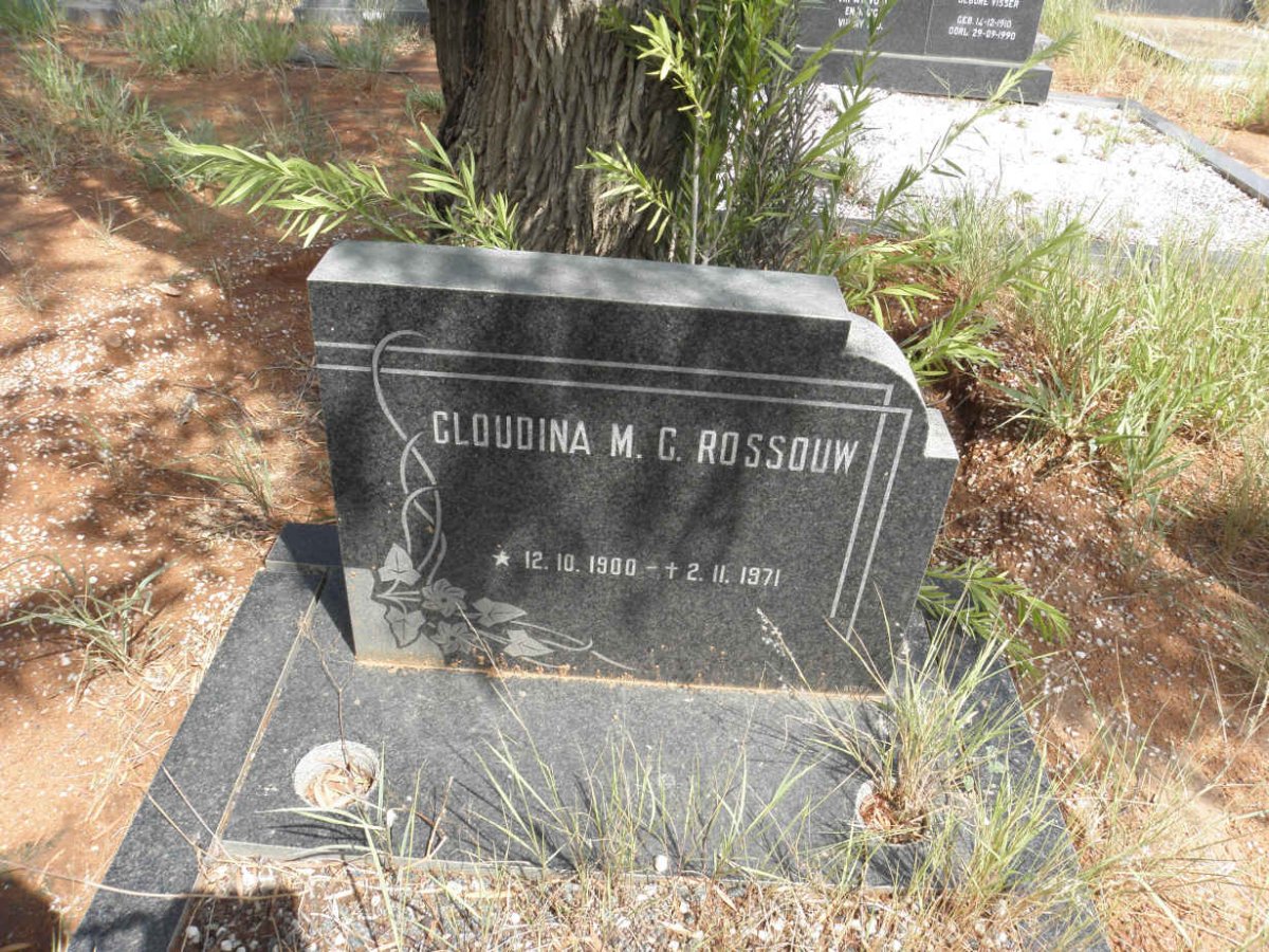 ROSSOUW Gloudina M.G. 1900-1971