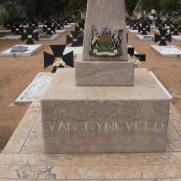 RYNEVELD Frederick Jacobus, van