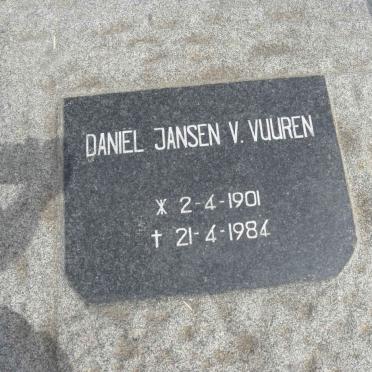 VUUREN Daniel, Jansen van 1901-1984