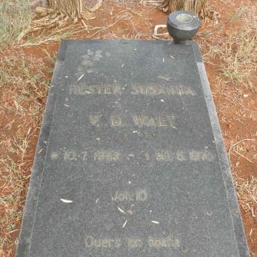 WALT Hester Susanna, v.d. 1963-1970