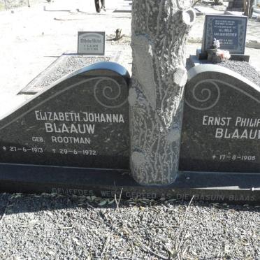 BLAAUW Ernst Philip 1908-1975 &amp; Elizabeth Johanna ROOTMAN 1913-1972